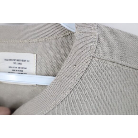 Buck Mason Mens Size Large Field Spec 90s Boxy Heavyweight T-Shirt Gray Cotton - Picture 4 of 11